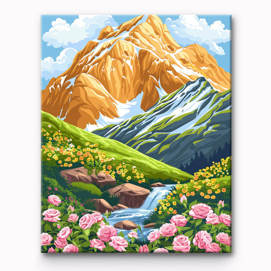 Mountain Painting By Number 1
