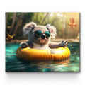 Sloth Playing in Water Painting By Number 1