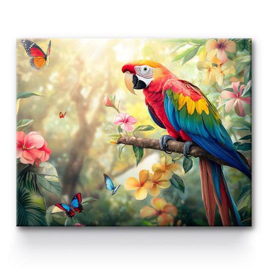Parrot Painting By Number 1