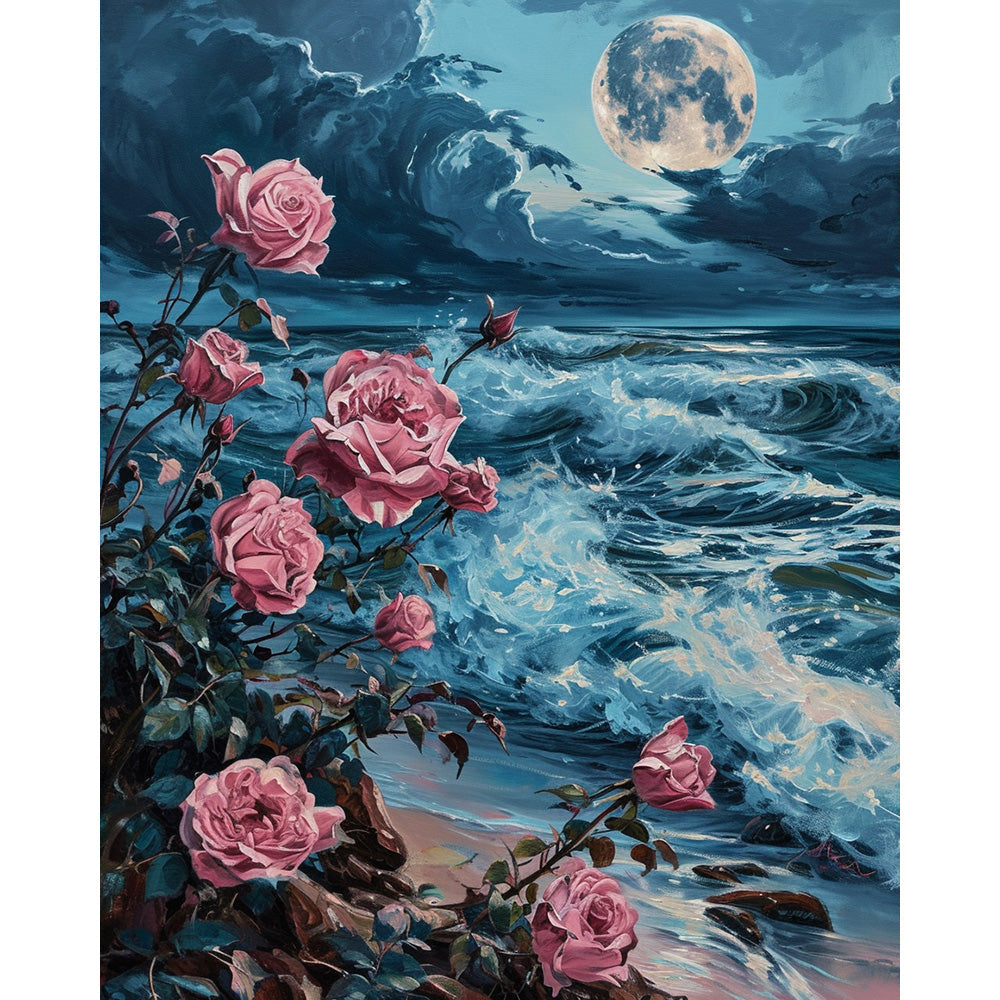 Rose Sea Painting By Number 2