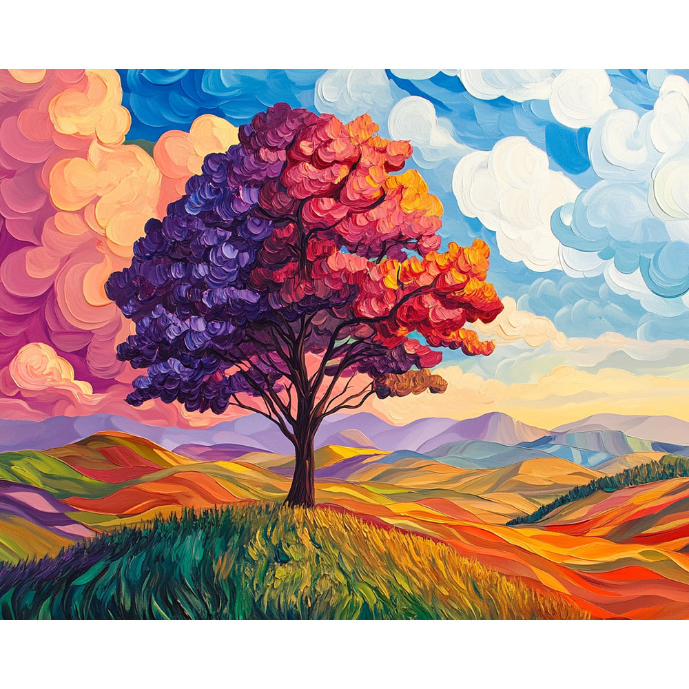 Trees Painting By Number 2