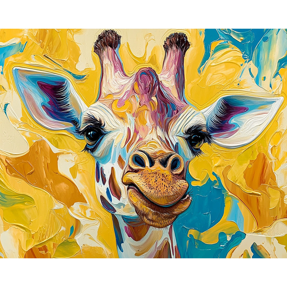 Giraffe Painting By Number 2
