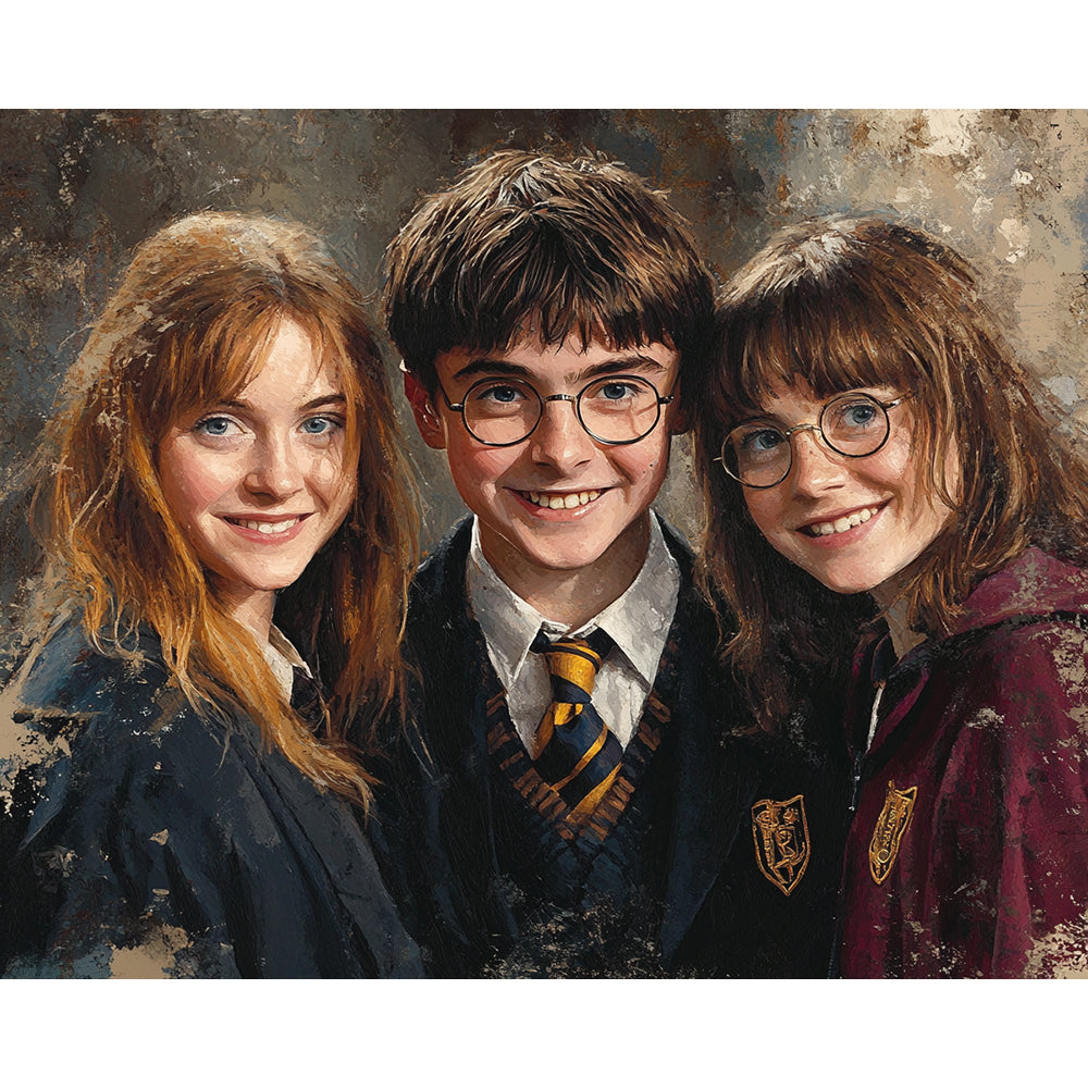 Harry Potter and Hermione Painting By Number 2