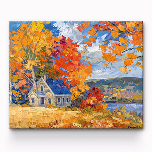 Seaside City Painting By Number 1