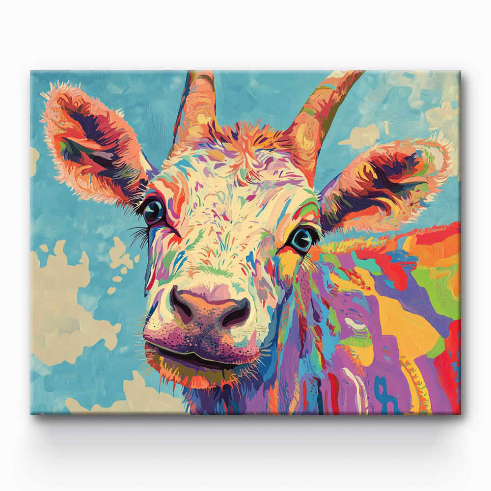 Cow Portrait Painting By Number 1