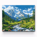 Mountains Painting By Number 1