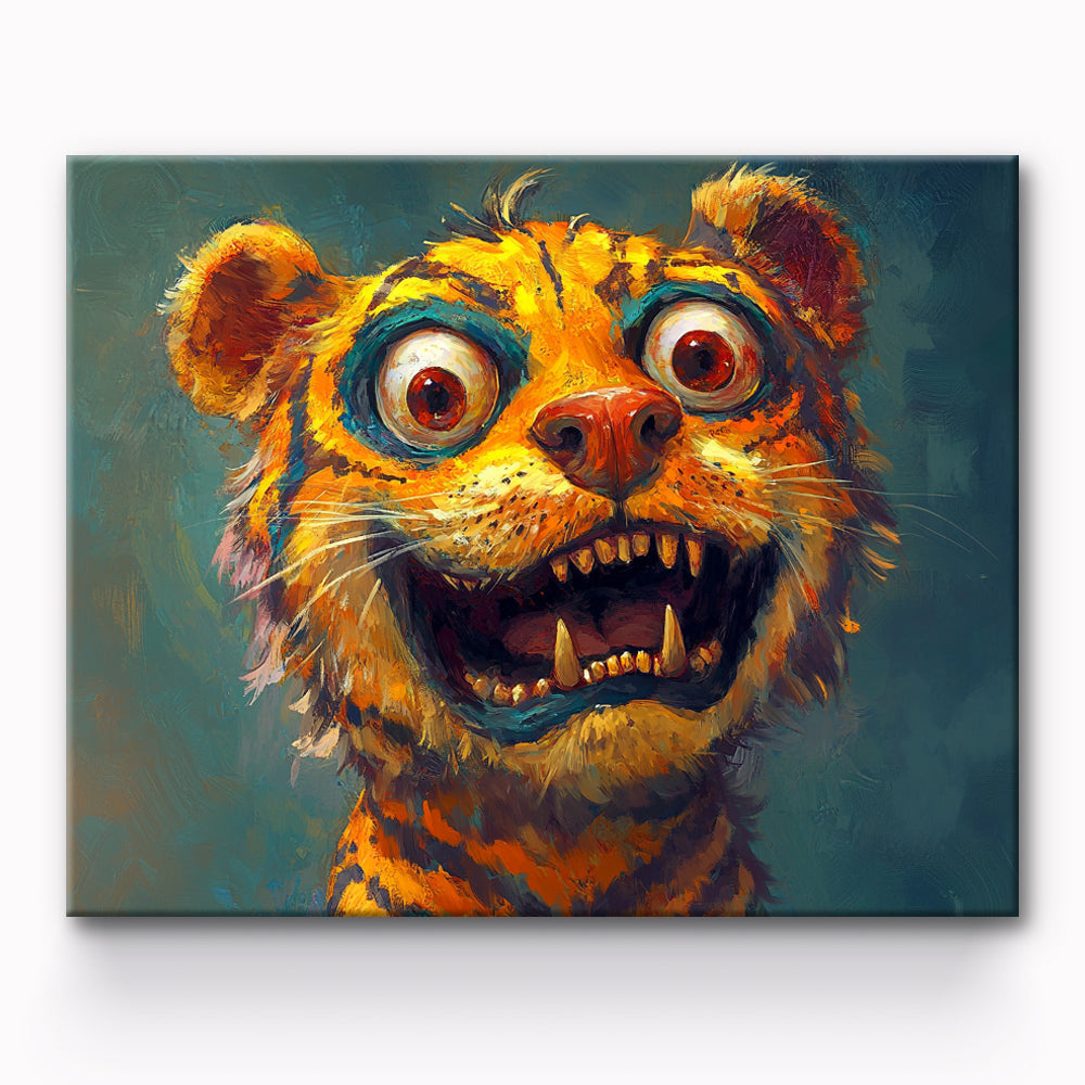 Tiger Portrait Painting By Number 1