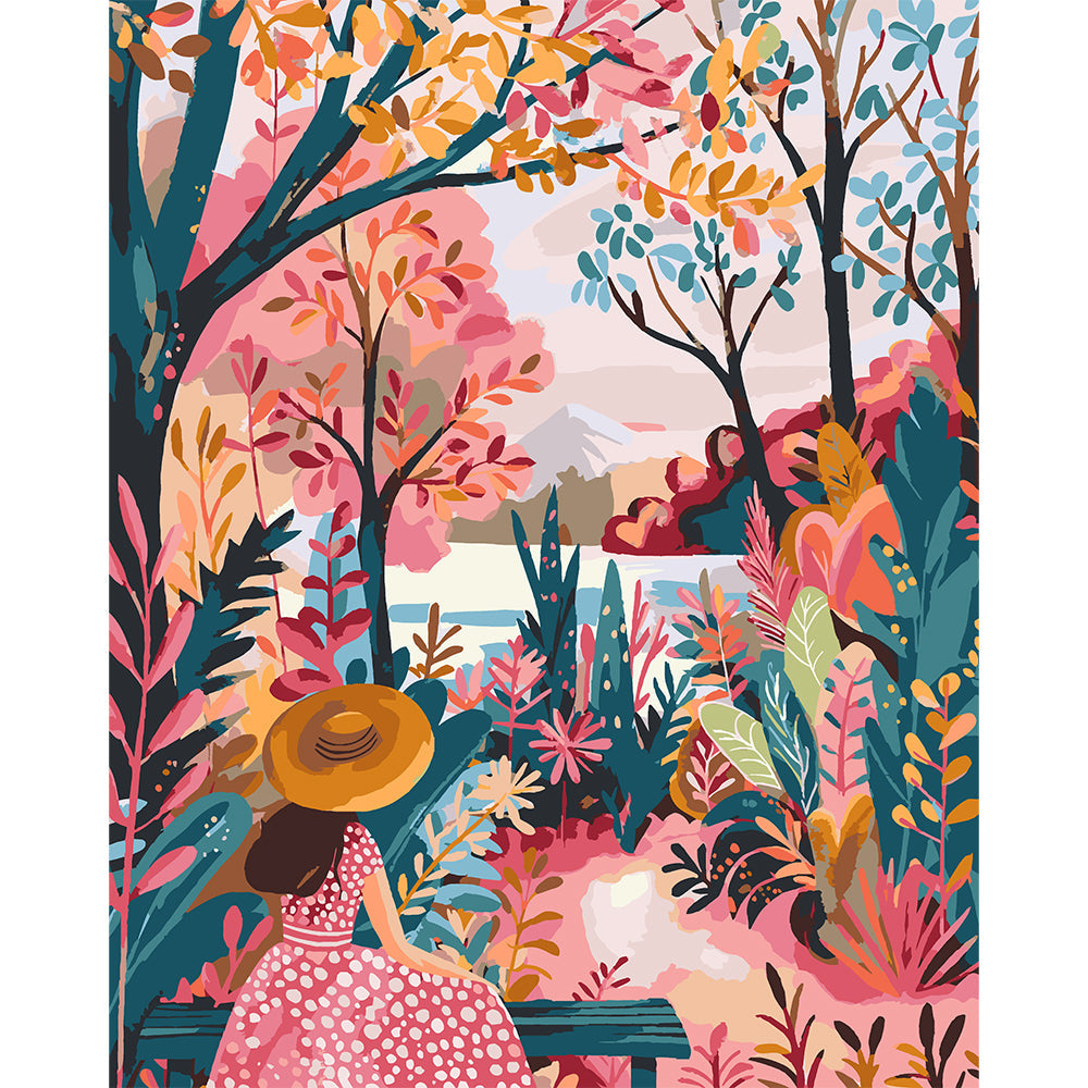 Spring Lake Painting By Number 2