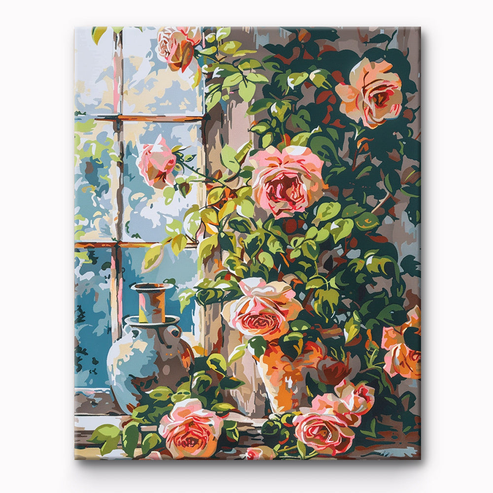Flower Painting By Number 1