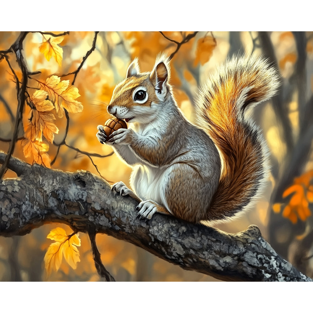 Squirrel Painting By Number 2