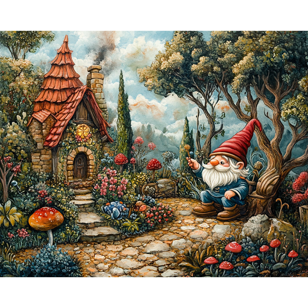 Goblin With Hut Painting By Number 2