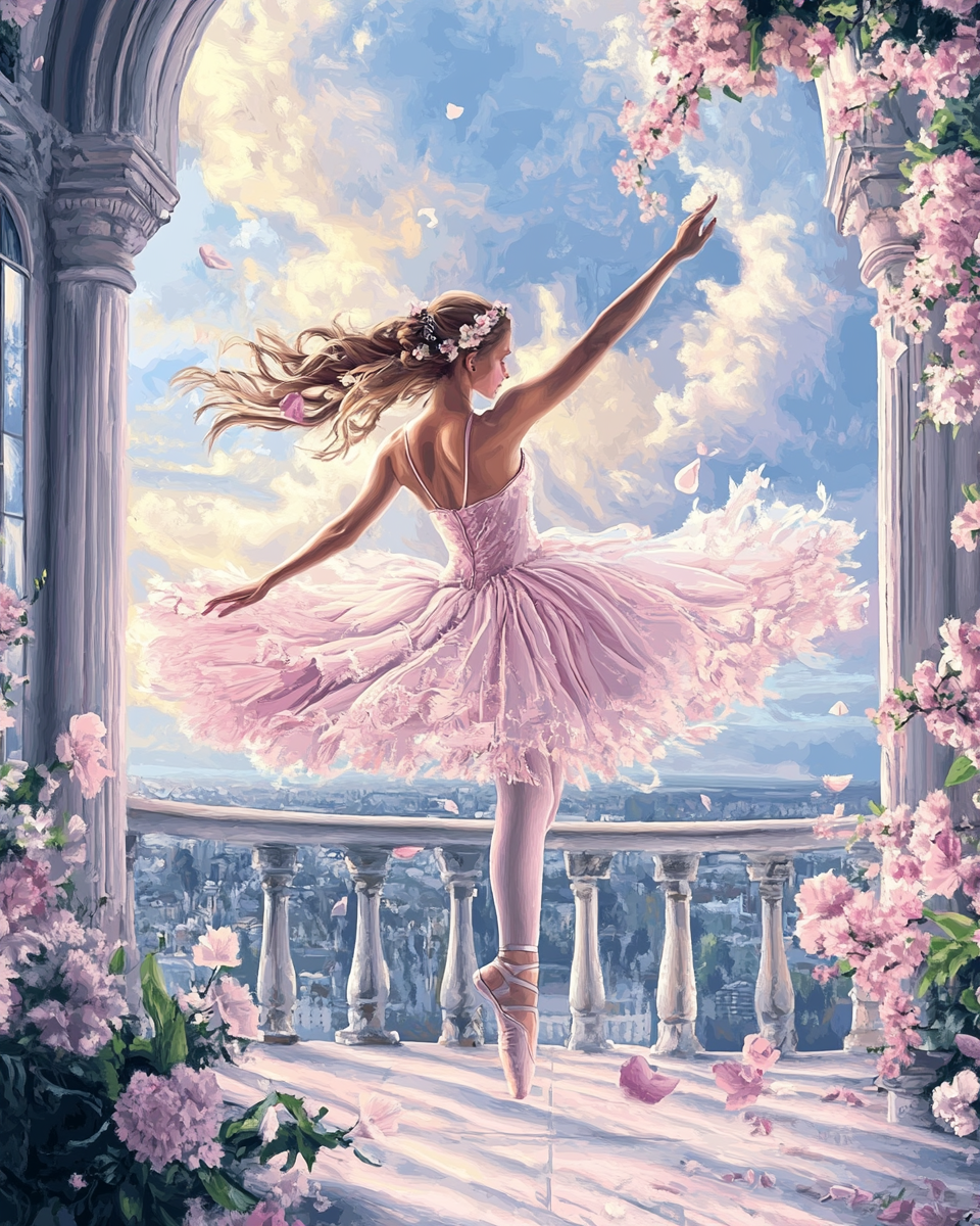 Ballet Girl Painting By Number 2