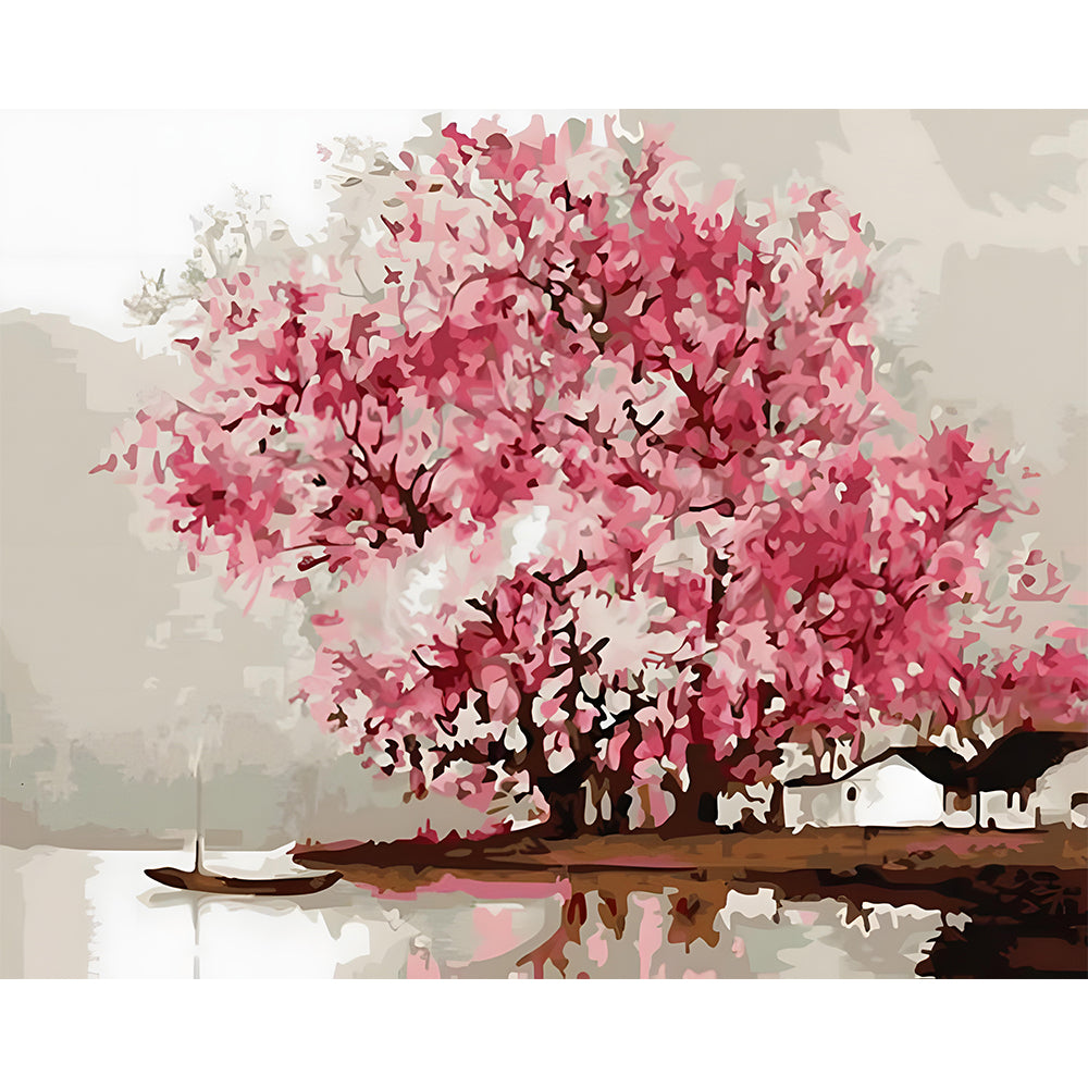 Landscape Ink Drawing Painting By Number 2