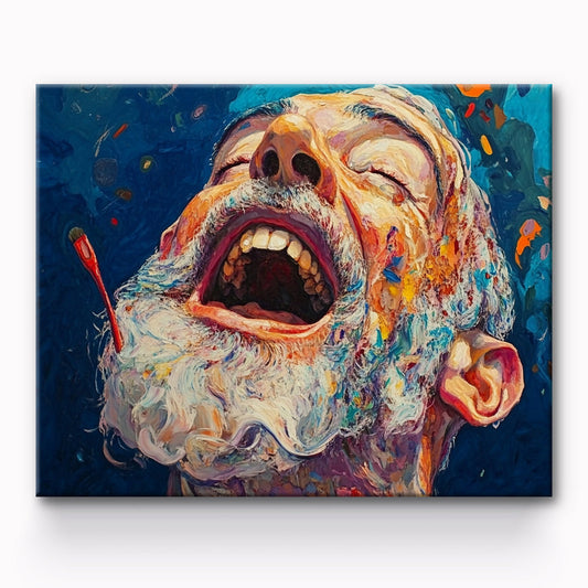 Funny Grandpa Painting By Number 1
