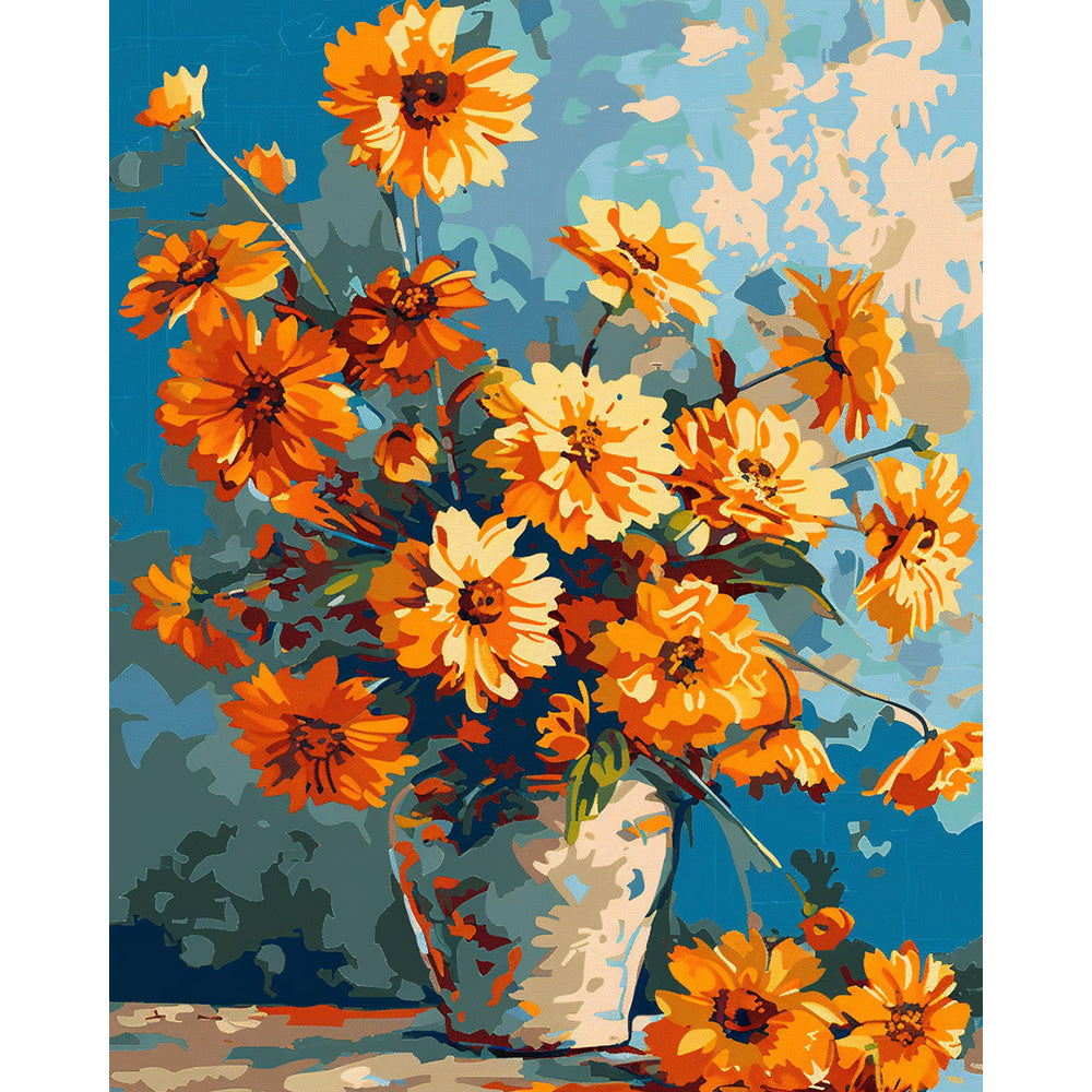 Chrysanthemum Flower Painting By Number 2