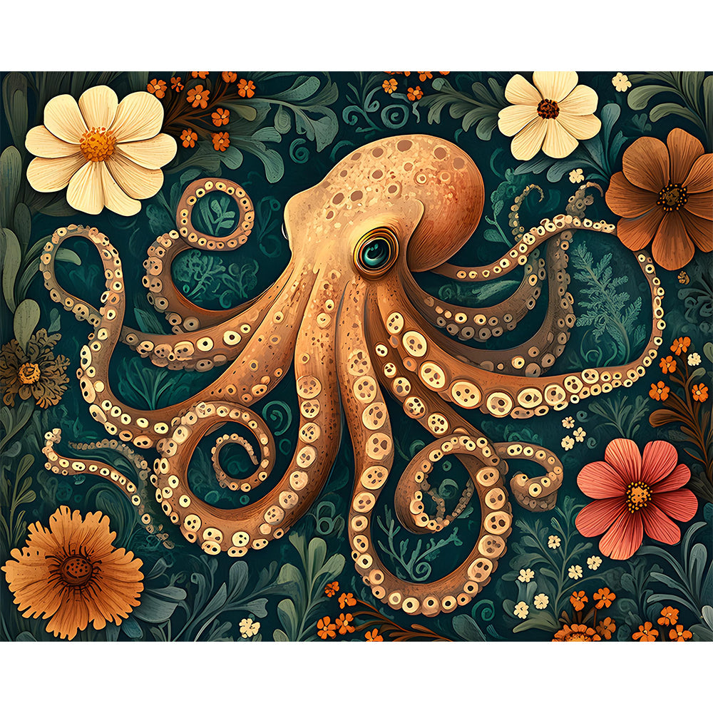Octopuses Painting By Number 2