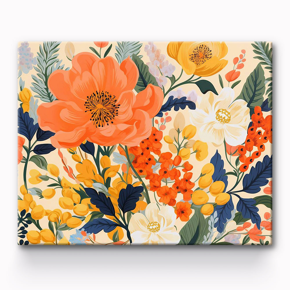 Flower Painting By Number 1