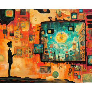 Urban Symphony Urban Melody Painting By Number 2