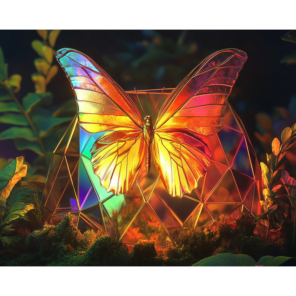 Colorful Butterfly Painting By Number 2