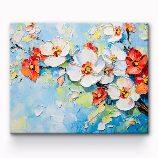 Flower Painting By Number 1