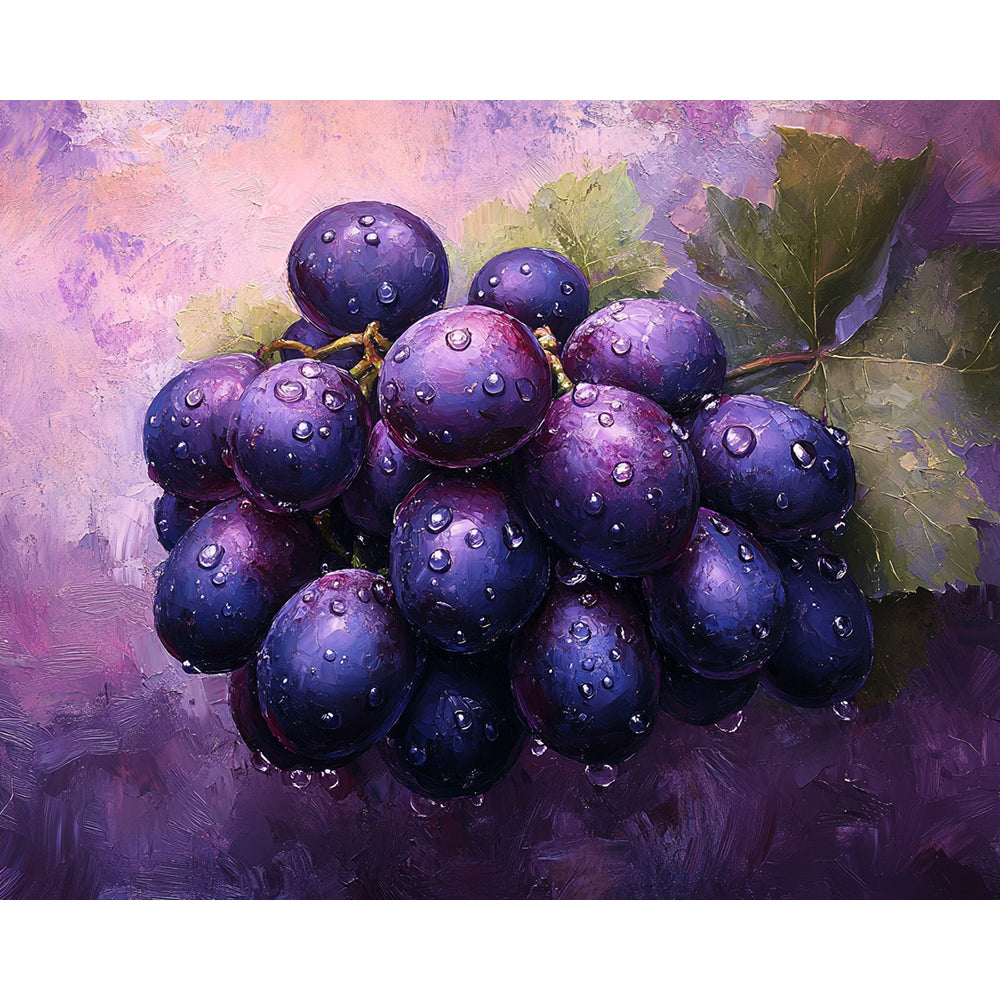 Grapes Portray Painting By Number 2