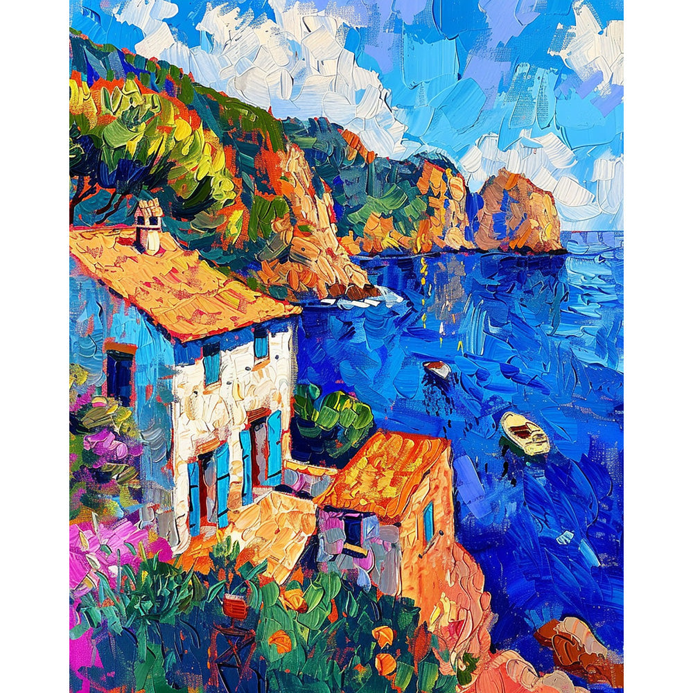 Beachside City Painting By Number 2
