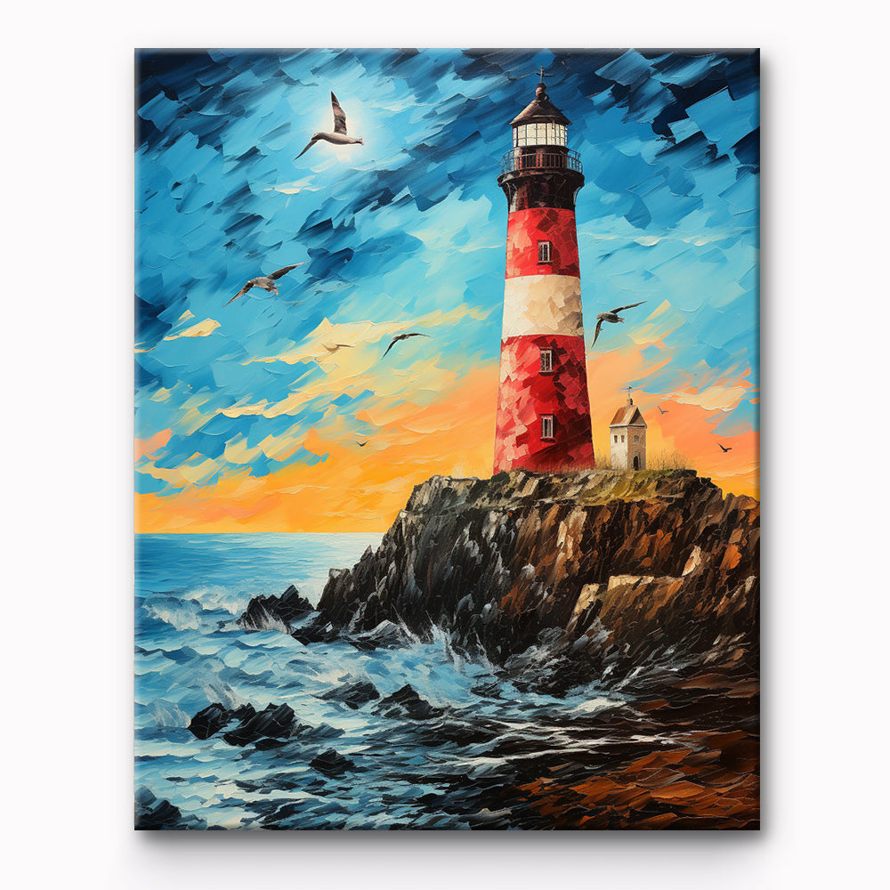 Lighthouses Painting By Number 1