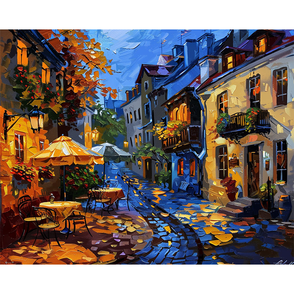 City Streets Painting By Number 2