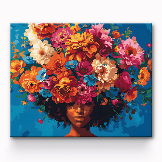 Crown of Flowers Painting By Number 1