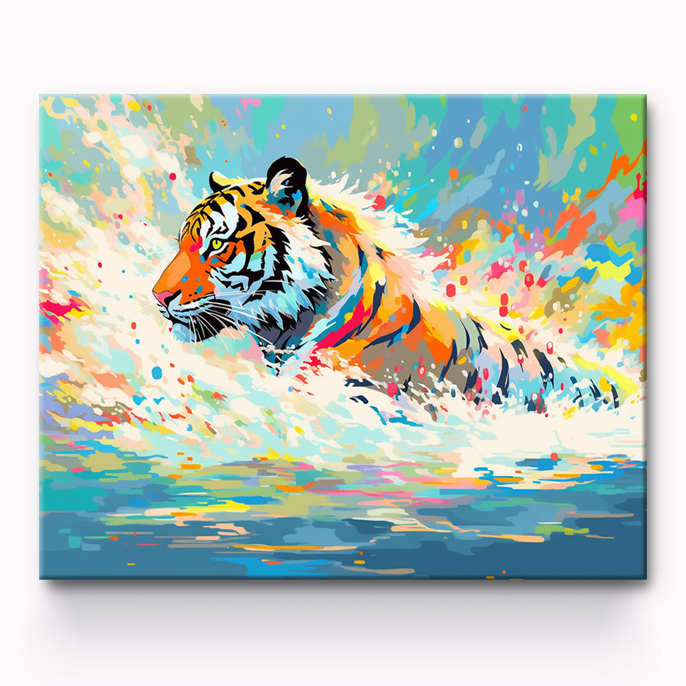 Tiger Painting By Number 1