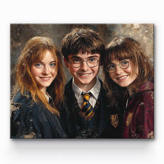 Harry Potter and Hermione Painting By Number 1