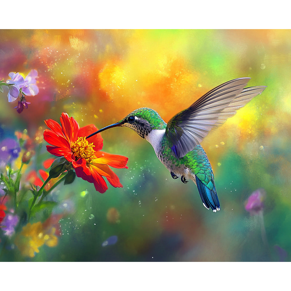 Hummingbird Painting By Number 2