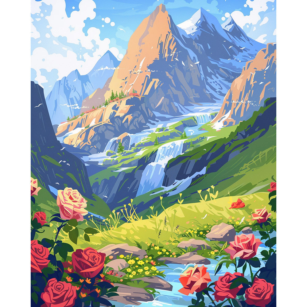 Mountain Painting By Number 2