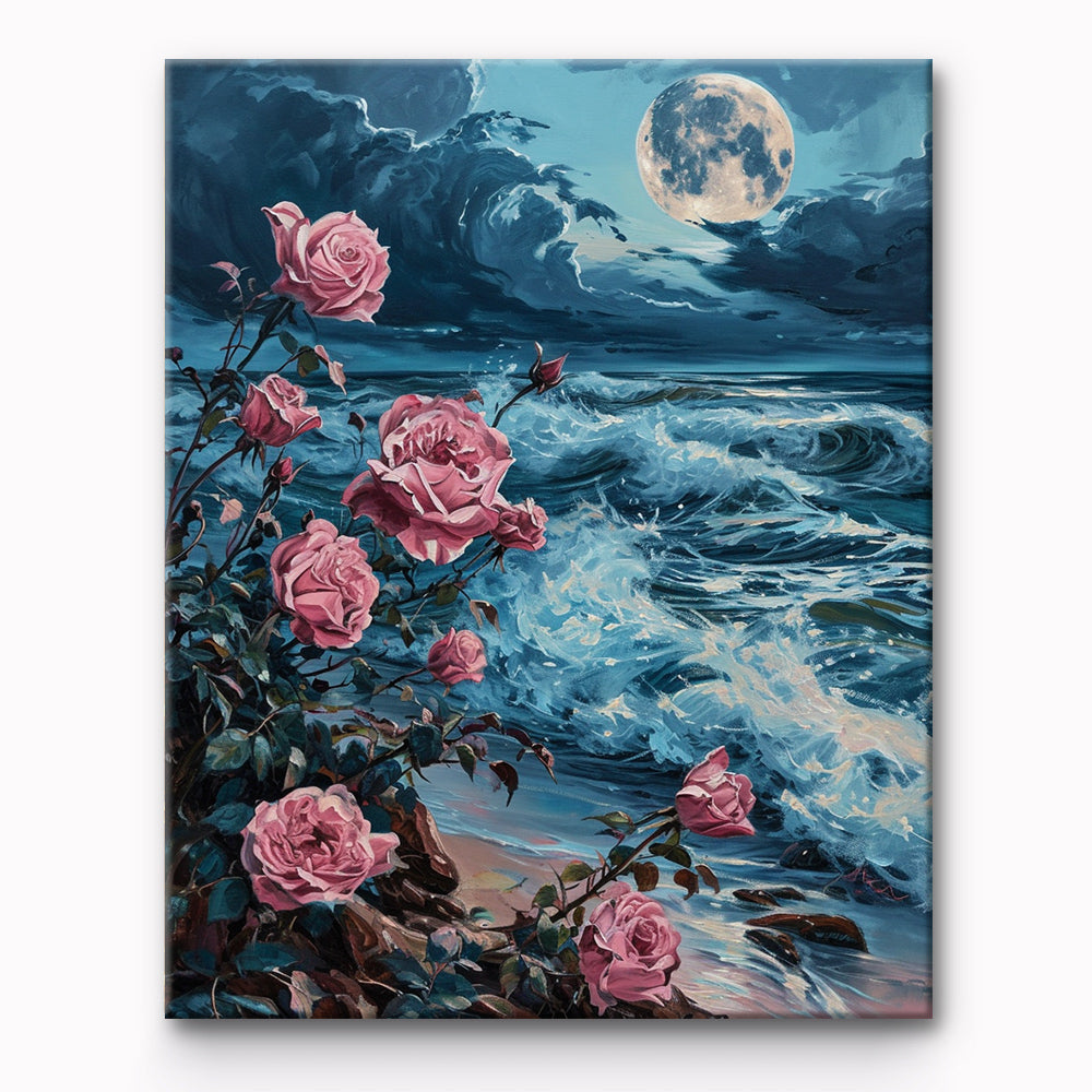 Rose Sea Painting By Number 1