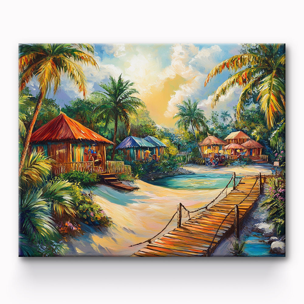Vacation Village Painting By Number 1