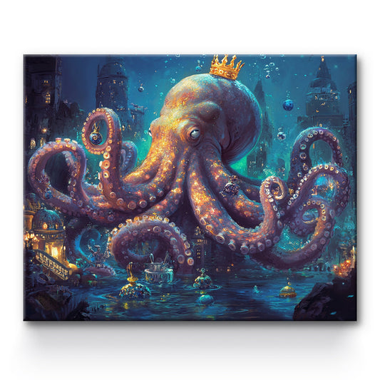 Octopus Kingdom Painting By Number 1