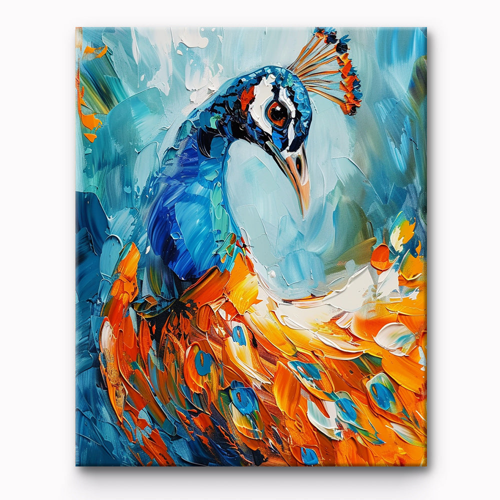 Peacock Painting By Number 1