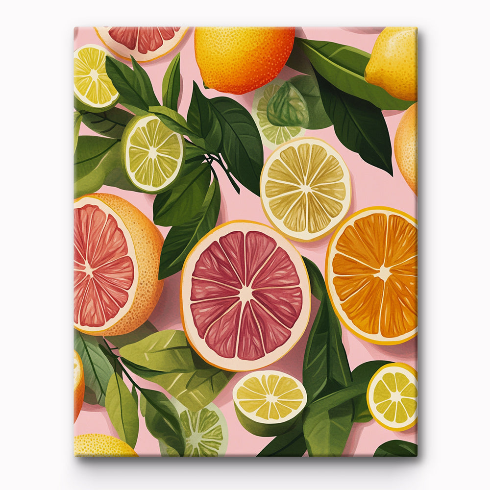Citrus Fruits Painting By Number 1