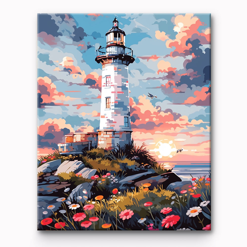Lighthouses Painting By Number 1
