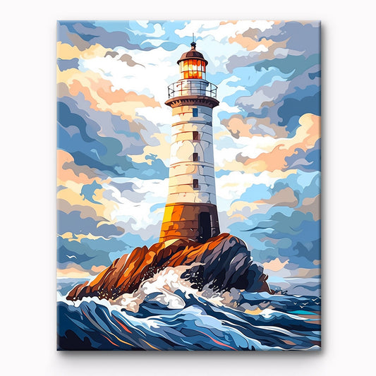 Lighthouses Painting By Number 1