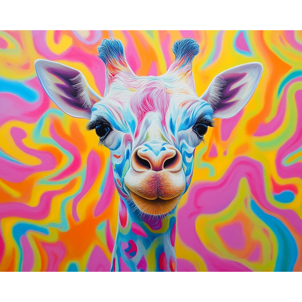 Giraffe Painting By Number 2