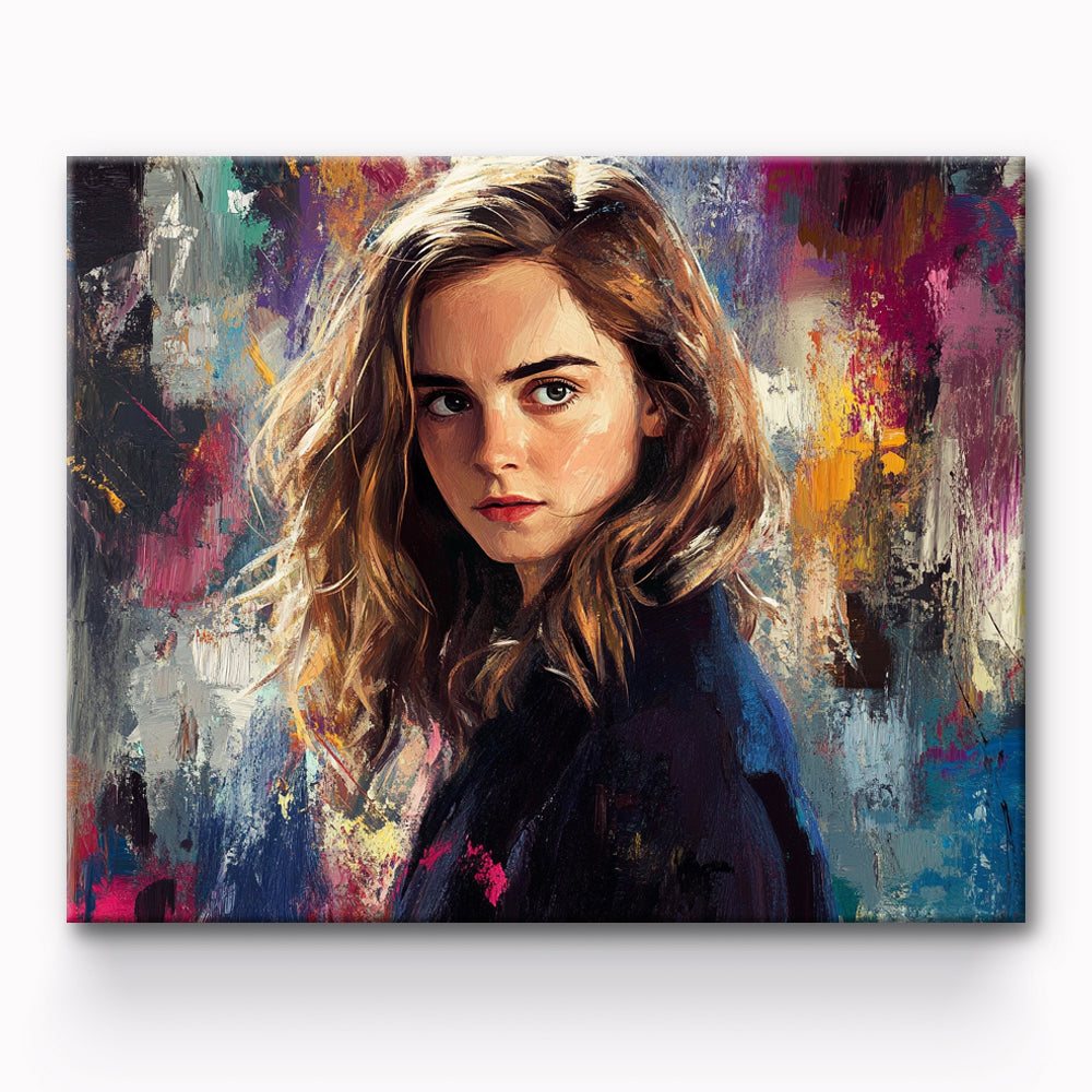 Beautiful Girl Painting By Number 1