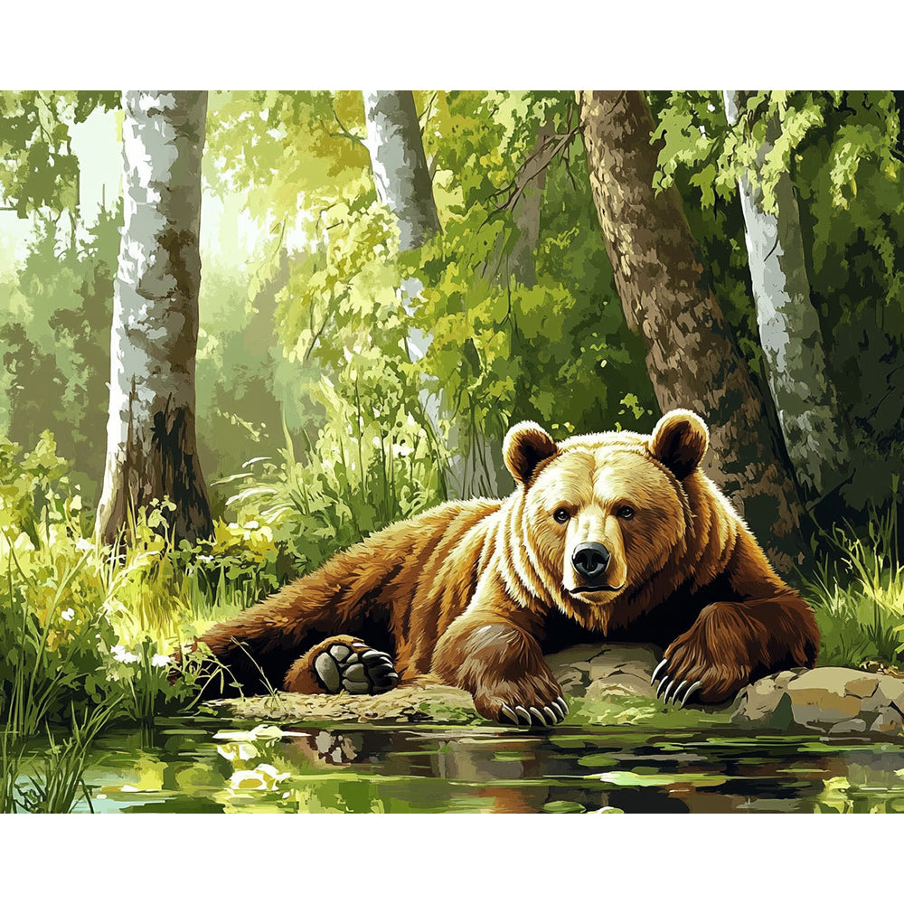 Bear Painting By Number 2