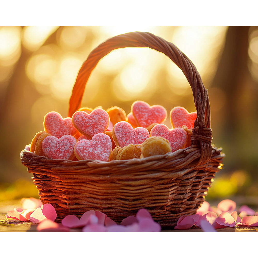 Basket of Love Painting By Number 2