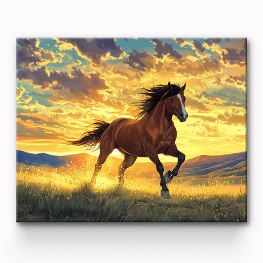 Horse Painting By Number 1