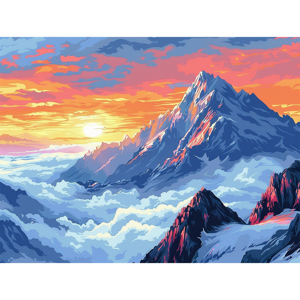 Mountain Painting By Number 2