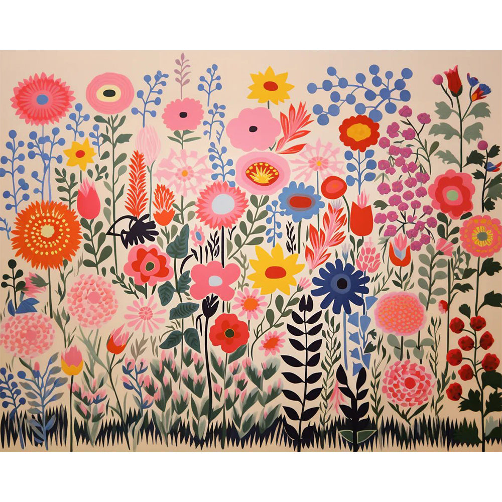 Flower Painting By Number 2