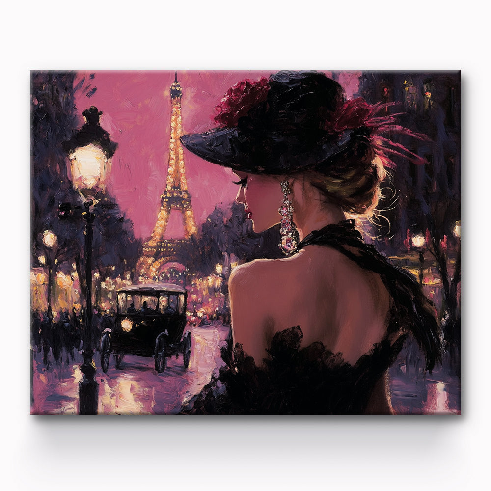 The Pretty Lady At The Ball Painting By Number 1