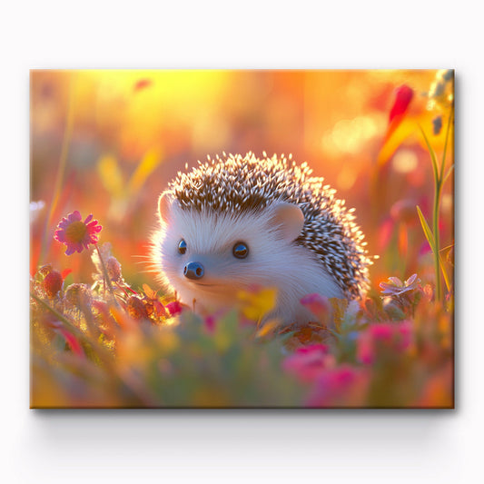 Hedgehogs Painting By Number 1