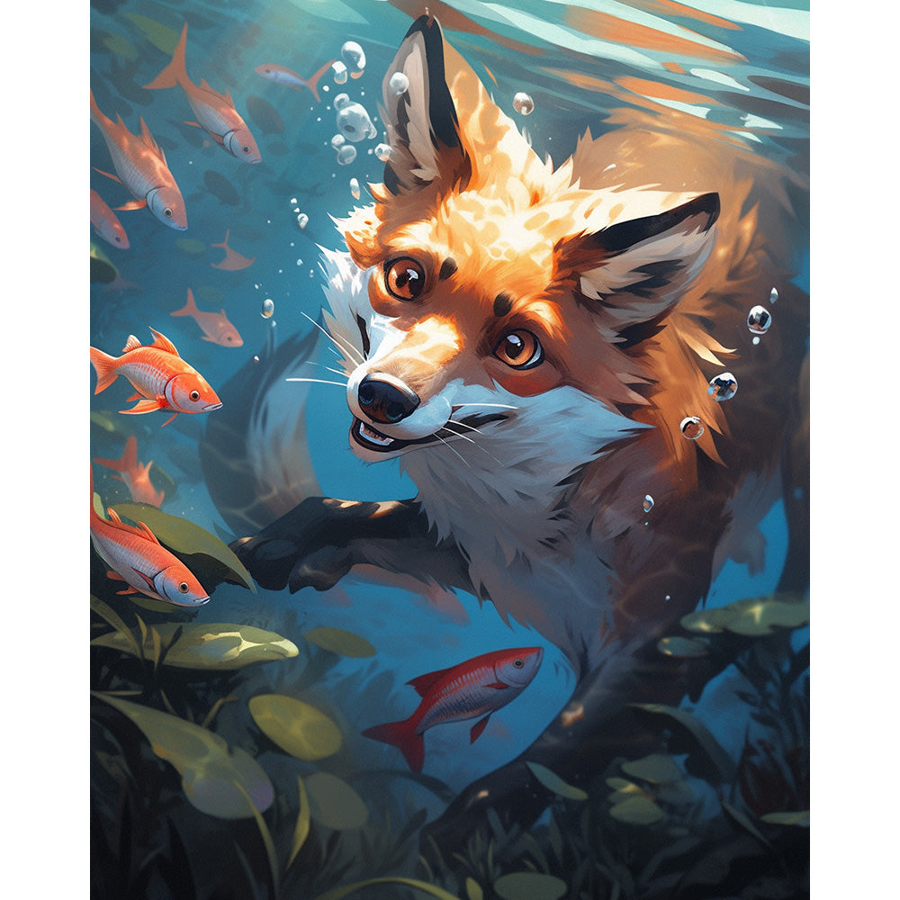 Fox Painting By Number 2
